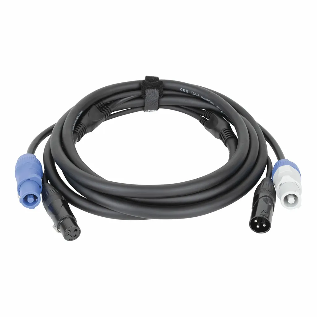 Combikabel Powercon / DMX 3-polig | 1,5m