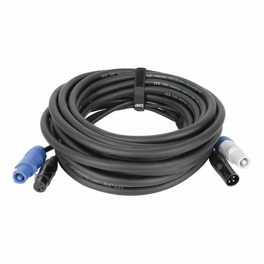 Combikabel Powercon / DMX 3-polig | 5m